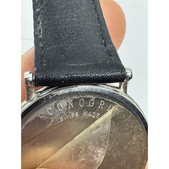 VINTAGE Concord Bennington Quartz Steel 14.G1.1890 Men's Watches Made in Swiss - Picture 8 of 12